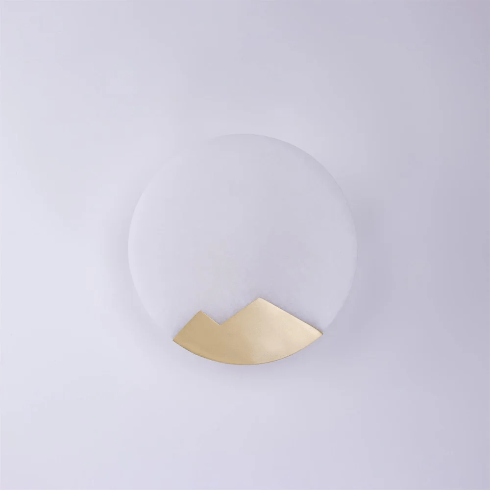 Nova Mountain Shaped Alabaster Wall Light - Letslighting