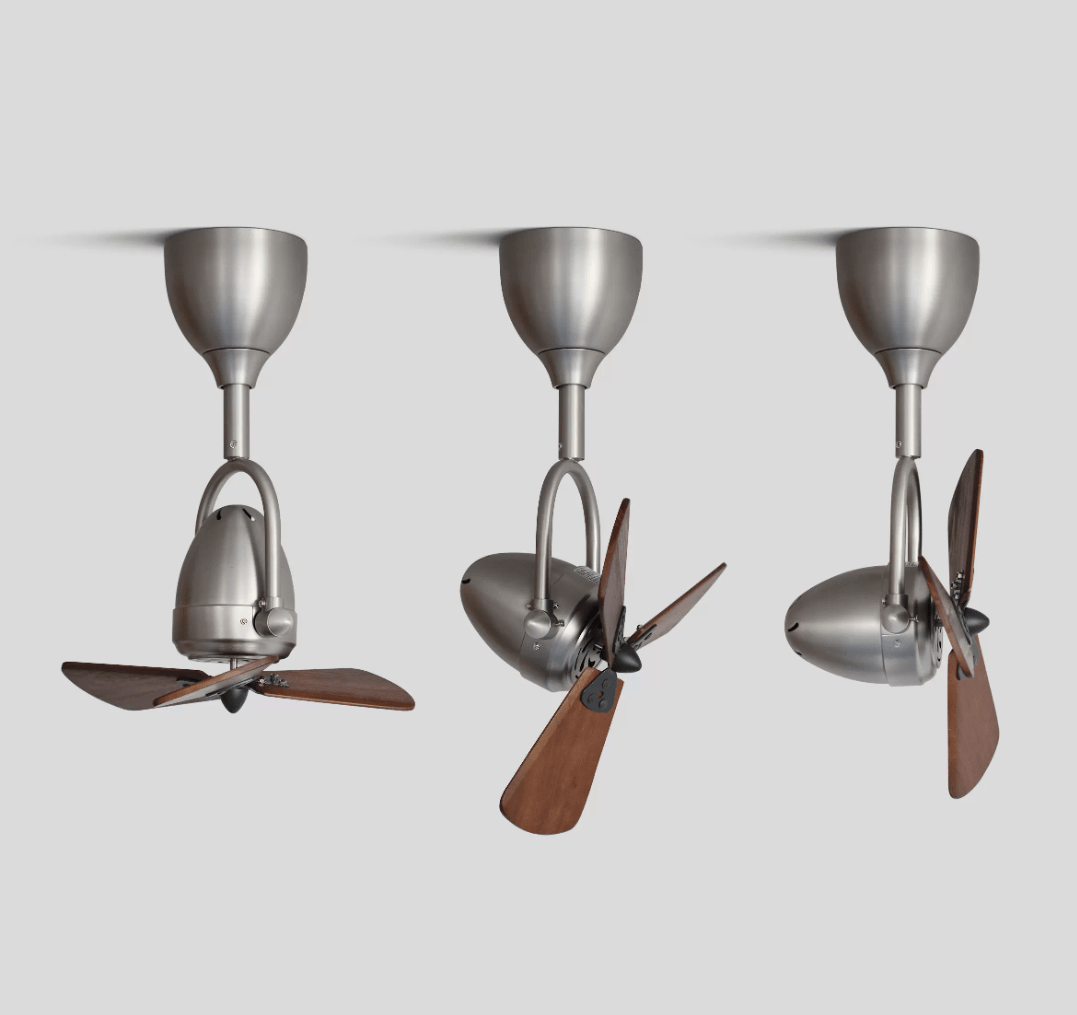 Ventilateur de plafond articulé Orville dans un intérieur moderne