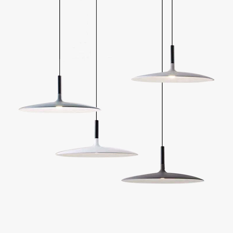 Rava Suspension Ronde Nordique Blanc/Noir/Gris Claire/Armée Verte - Neutralighting