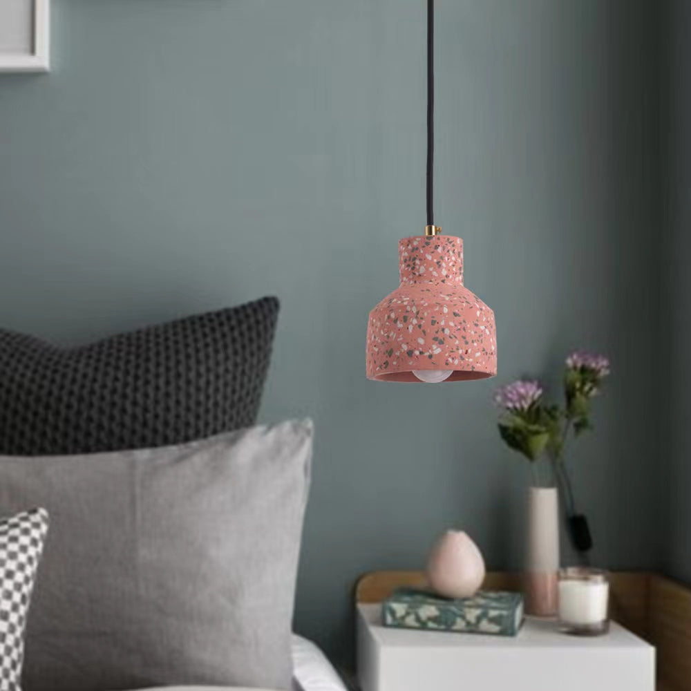 Halen Suspension Rond Décor Nordique. Métal/Ciment. 4 Couleur. Salon - Neutralighting
