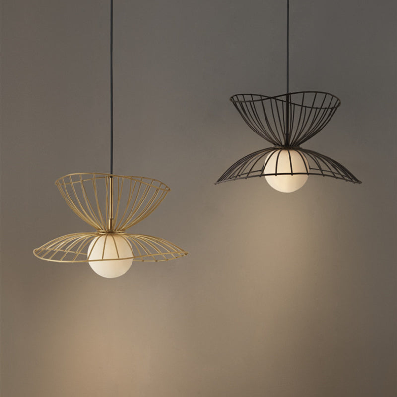 Ritta Luminaires Suspension Vertigo LED Métal Noir/Or Salle à manger - Neutralighting