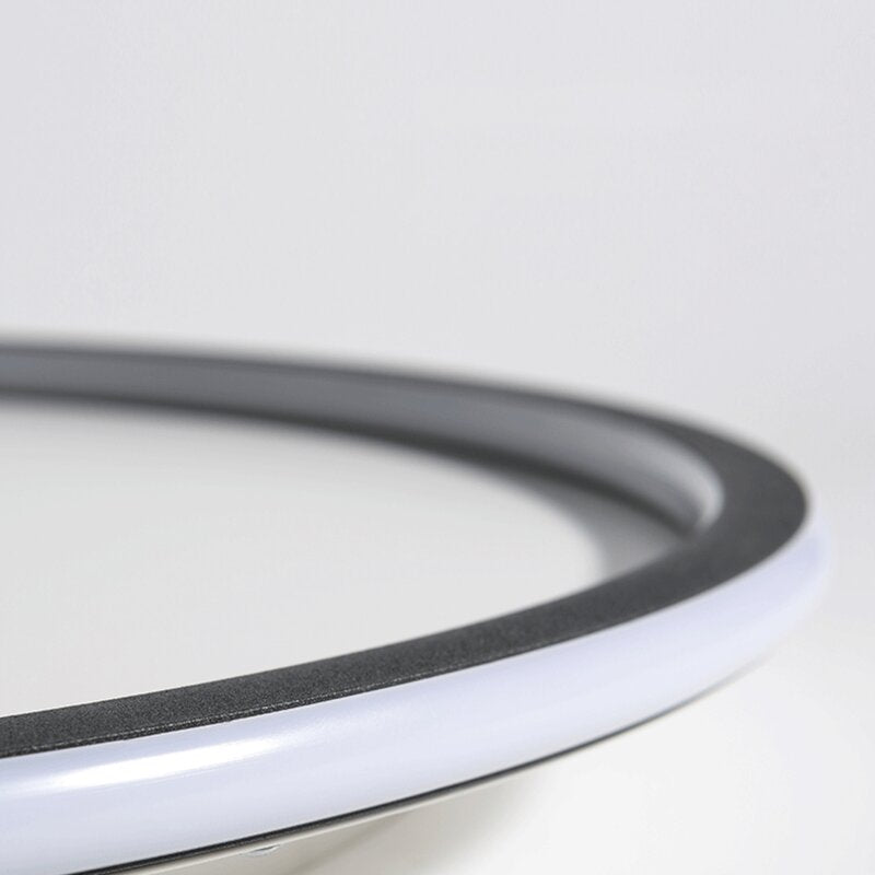 Quasso Plafonnier Rond ModerneBlanc/Noir. Salon - Neutralighting