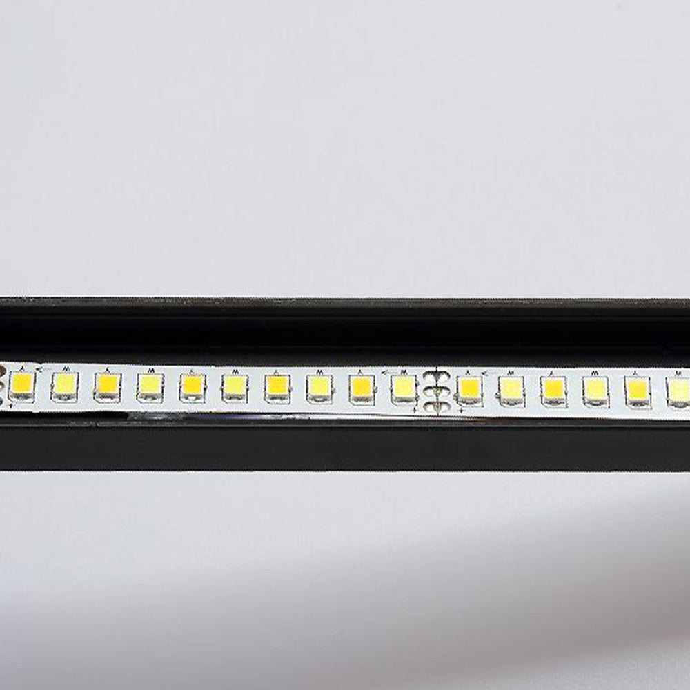 Arisha Longue Intérieur LED Applique Murale Linéaire Moderne Métal Noir Salle de Bain - Neutralighting