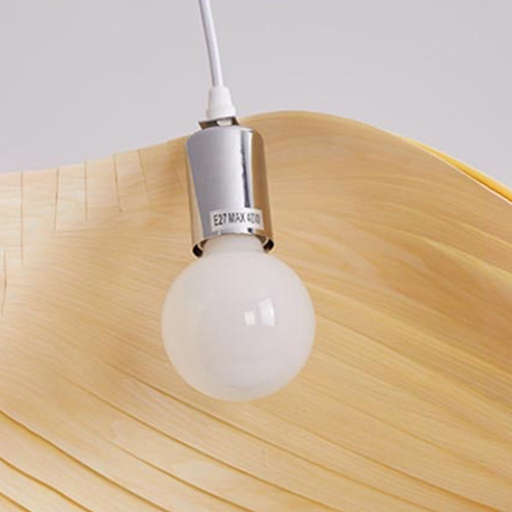 Muto Suspension Spirale Moderne, Metal/Bois, Bois, Salon - Neutralighting