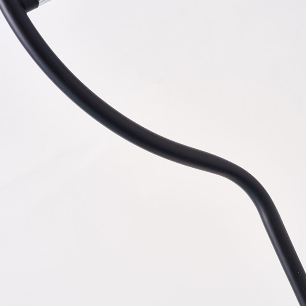 Arisha Design Lampadaire Rond Moderne Métal/Acrylique Noir/Blanc Salon/Chambre - Neutralighting