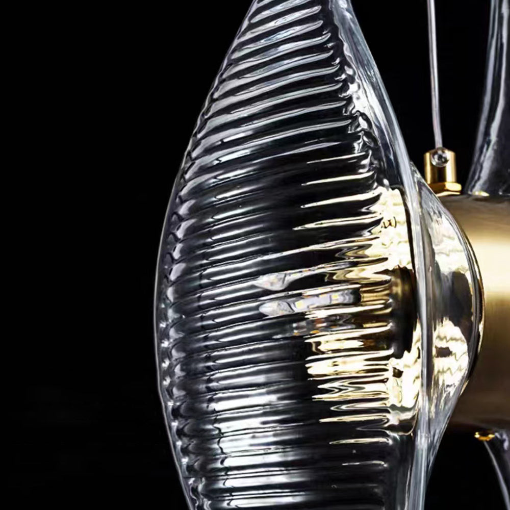 Kristy Suspension Irrégulier Nordique, Verre/Aluminium, Or, Salon - Neutralighting