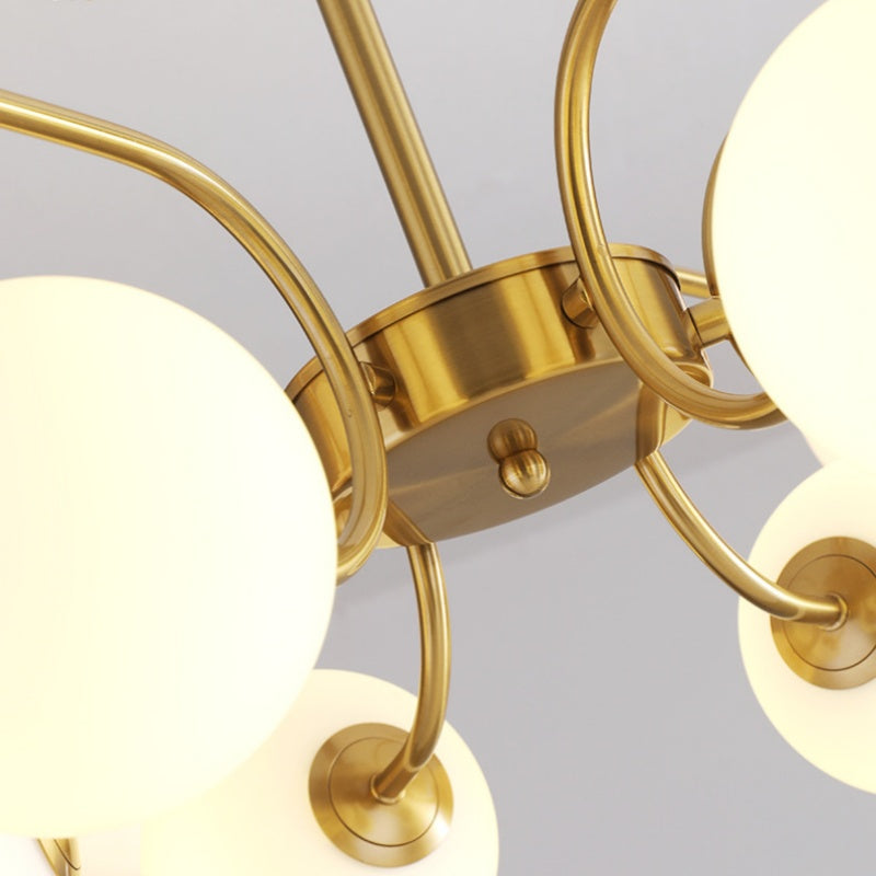 Valentina Moderne LED Lustre Chromé/Or Salon/Chambre À Coucher