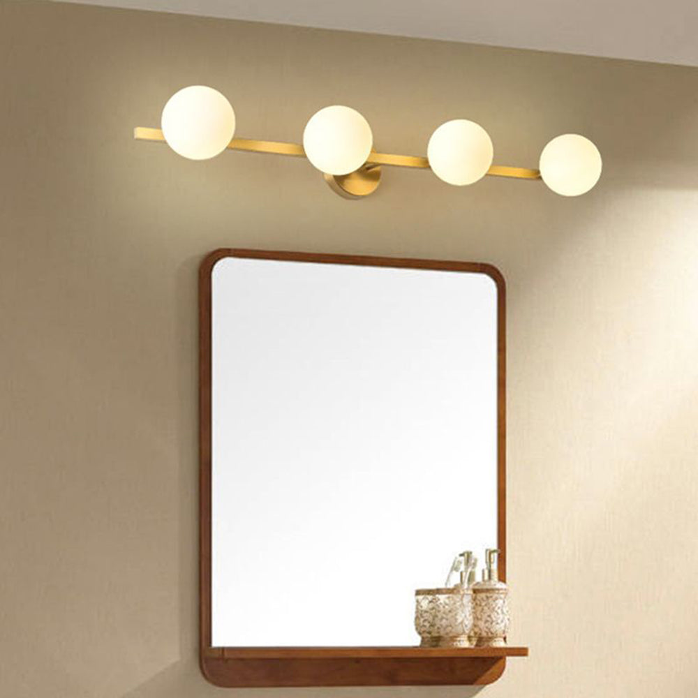 Valentina Applique Murale Design LED Linéaire Globe Moderne Métal/Verre Intérieur Salle de Bain - Neutralighting
