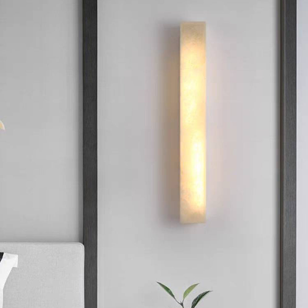 Ray Applique Murale Rectangulaire, Câble/Solaire, Résine, Blanc, Extérieur - Neutralighting