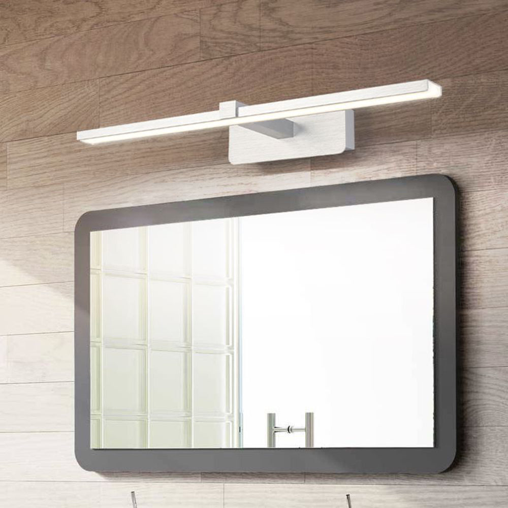 Arisha Simple LED Applique Murale Linéaire Moderne Métal/Acrylique Argent Salle de Bain - Neutralighting