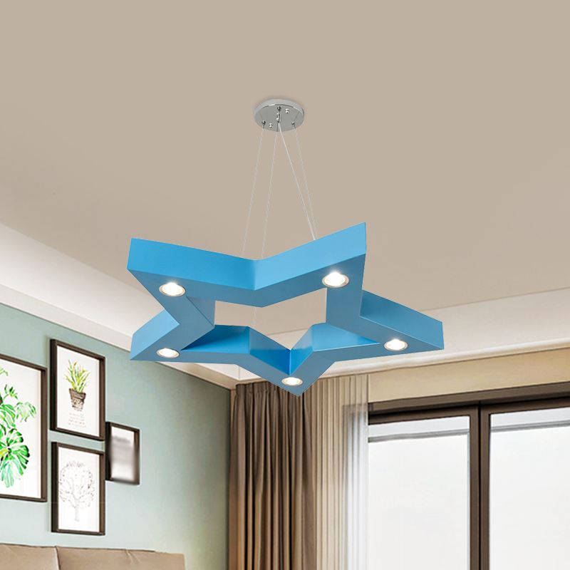 Aria Moderne LED Suspension Jaune Bleu Vert Métal Salle à Manger - Neutralighting
