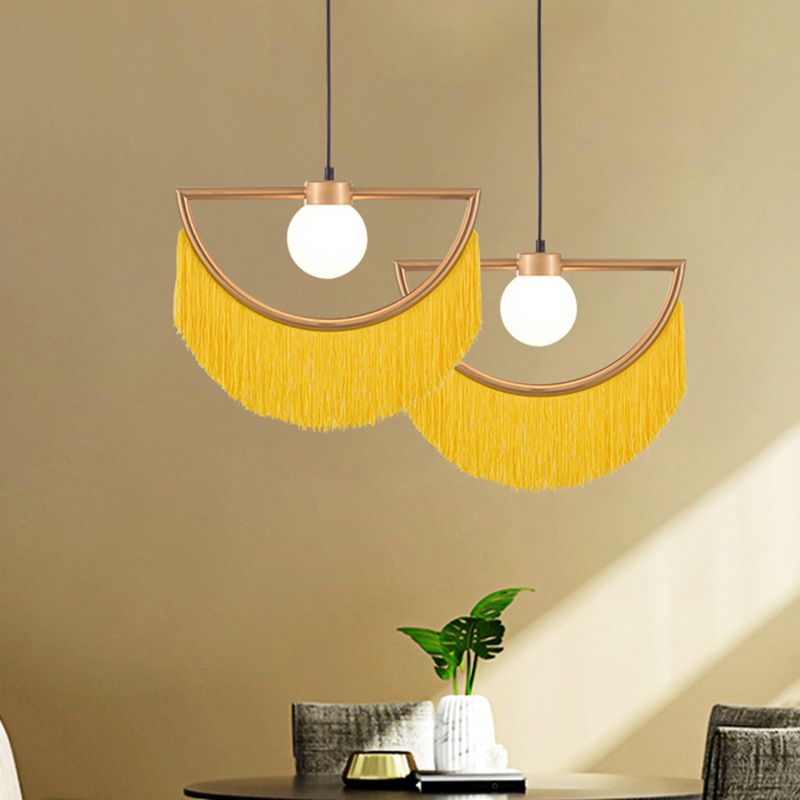 Aria Design Suspension Jaune/Vert/Rose/Café Métal/Tissu Chambre à coucher - Neutralighting