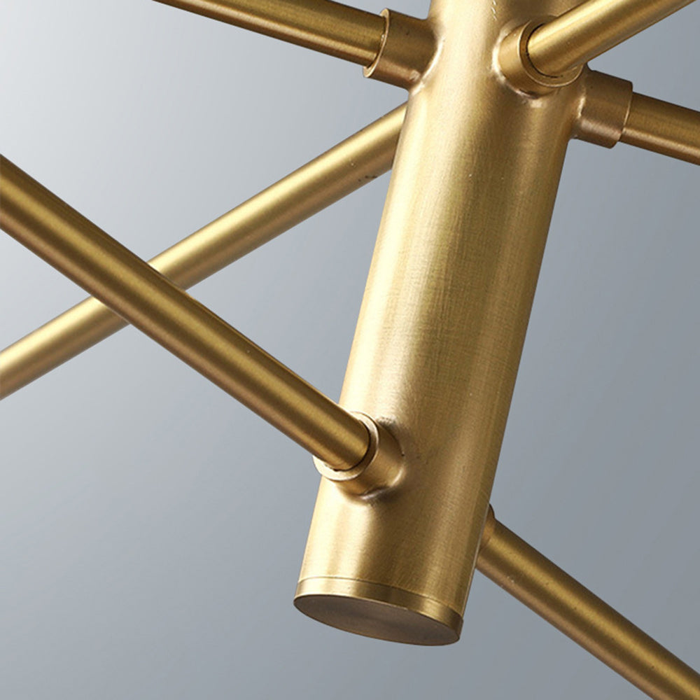 Truva Lustre Bulle Moderne. Cuivre/Verre. Noir/Cuivre. Salon - Neutralighting