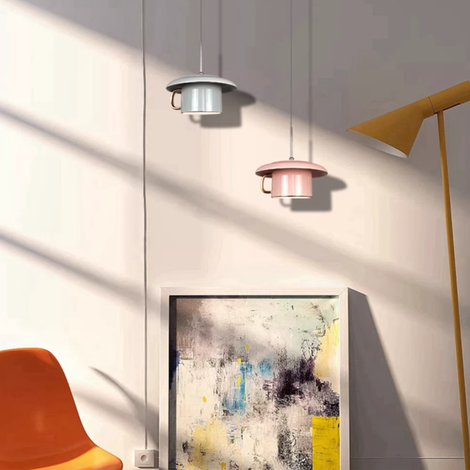 Valentina Urbain Tasse Céramique LED Suspension Salon