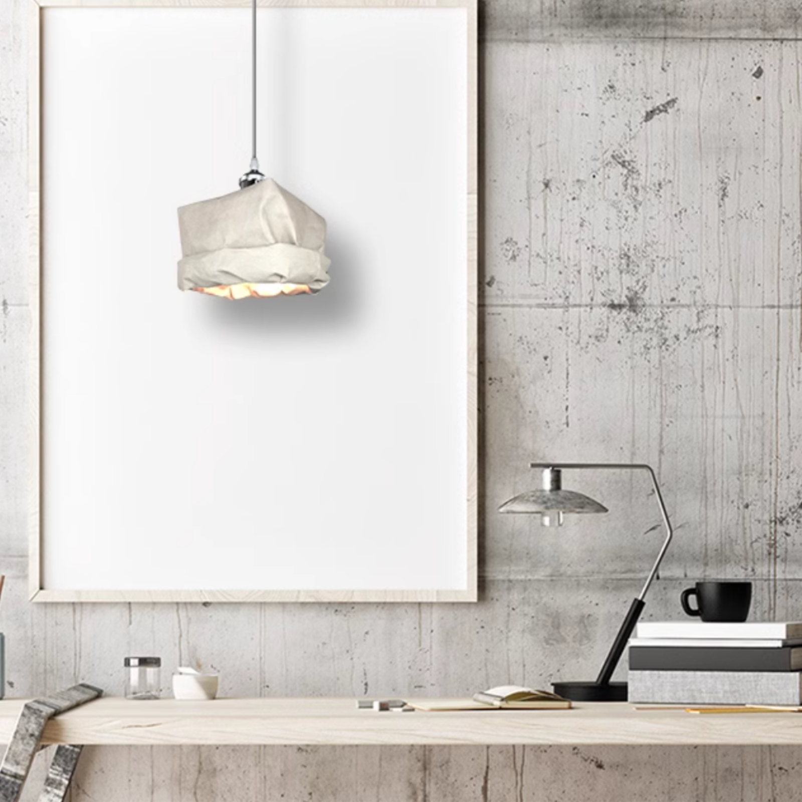 Valentina Millésime Tasse Métal Papier Suspension Salon - Neutralighting