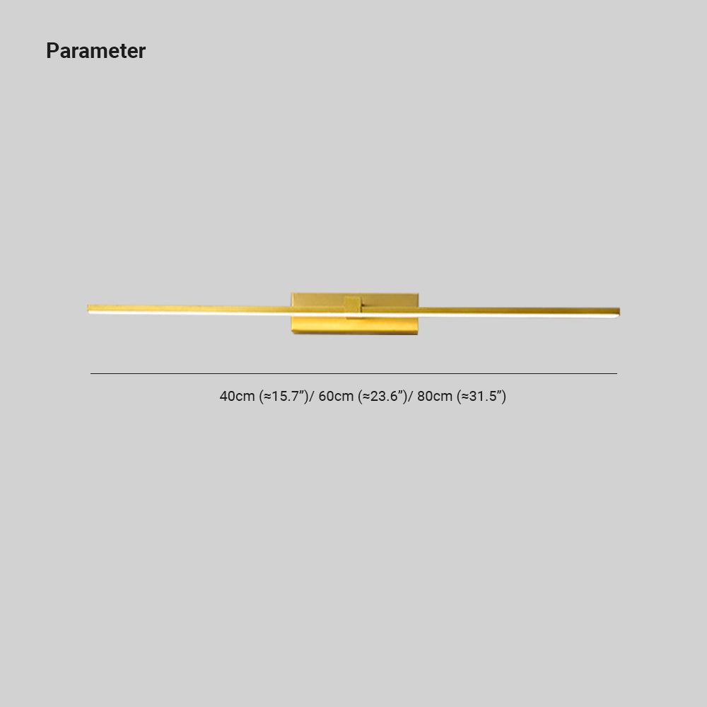 Hexa Applique Murale Linéaire pour Miroir Salle de Bain, Chambre Moderne - Neutralighting