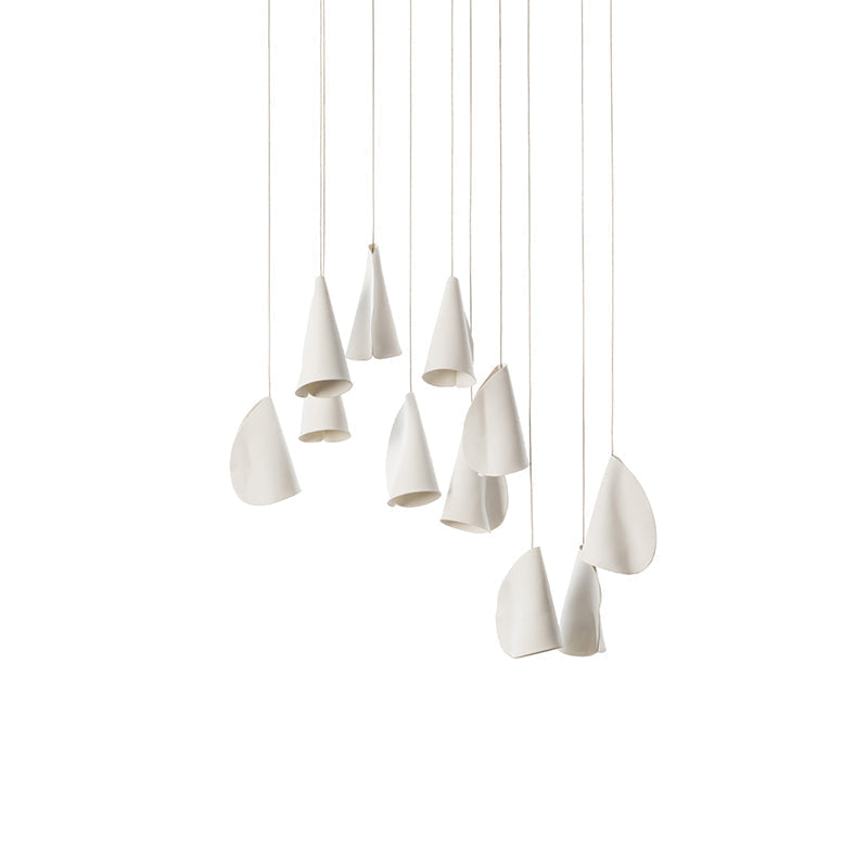 Ulfuvye Porcelain Ceramics Pendant Lamp - Lamp Copper