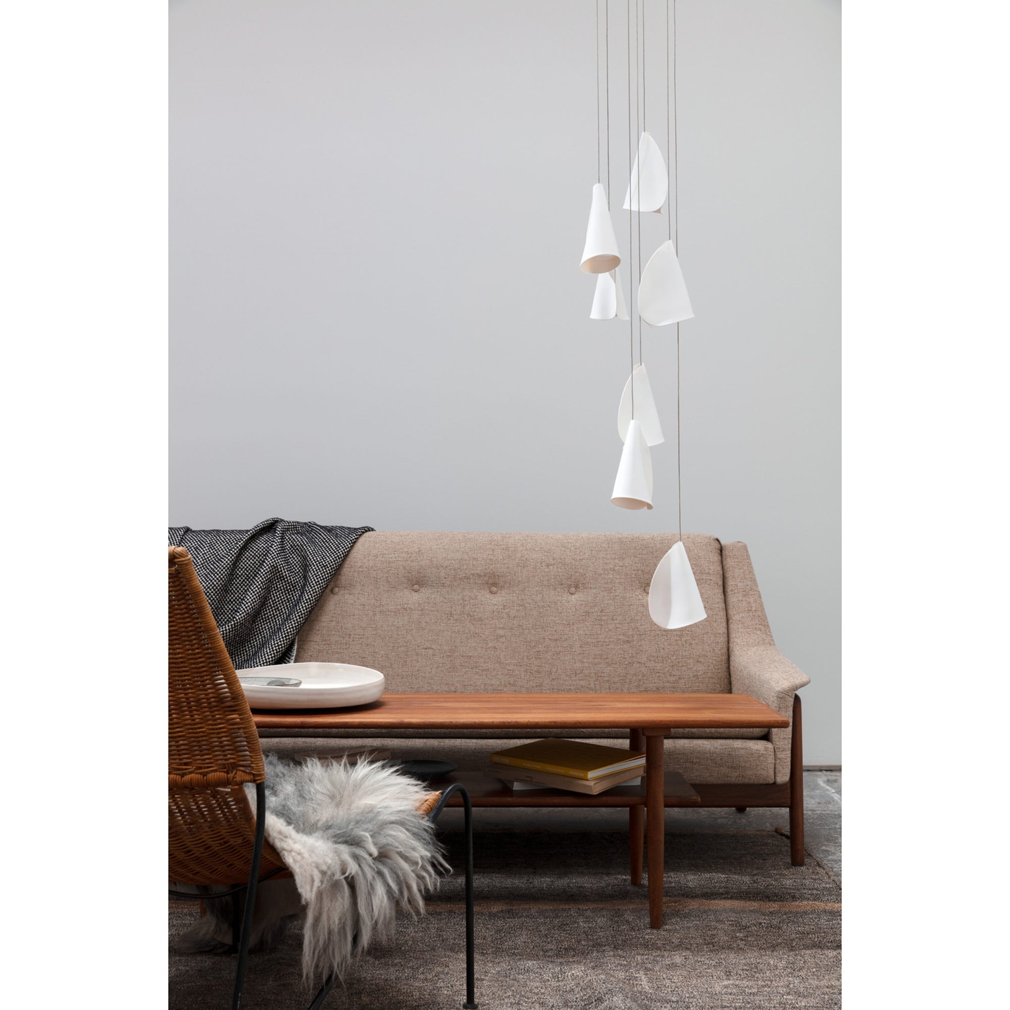 Ulfuvye Porcelain Ceramics Pendant Lamp - Lamp Copper