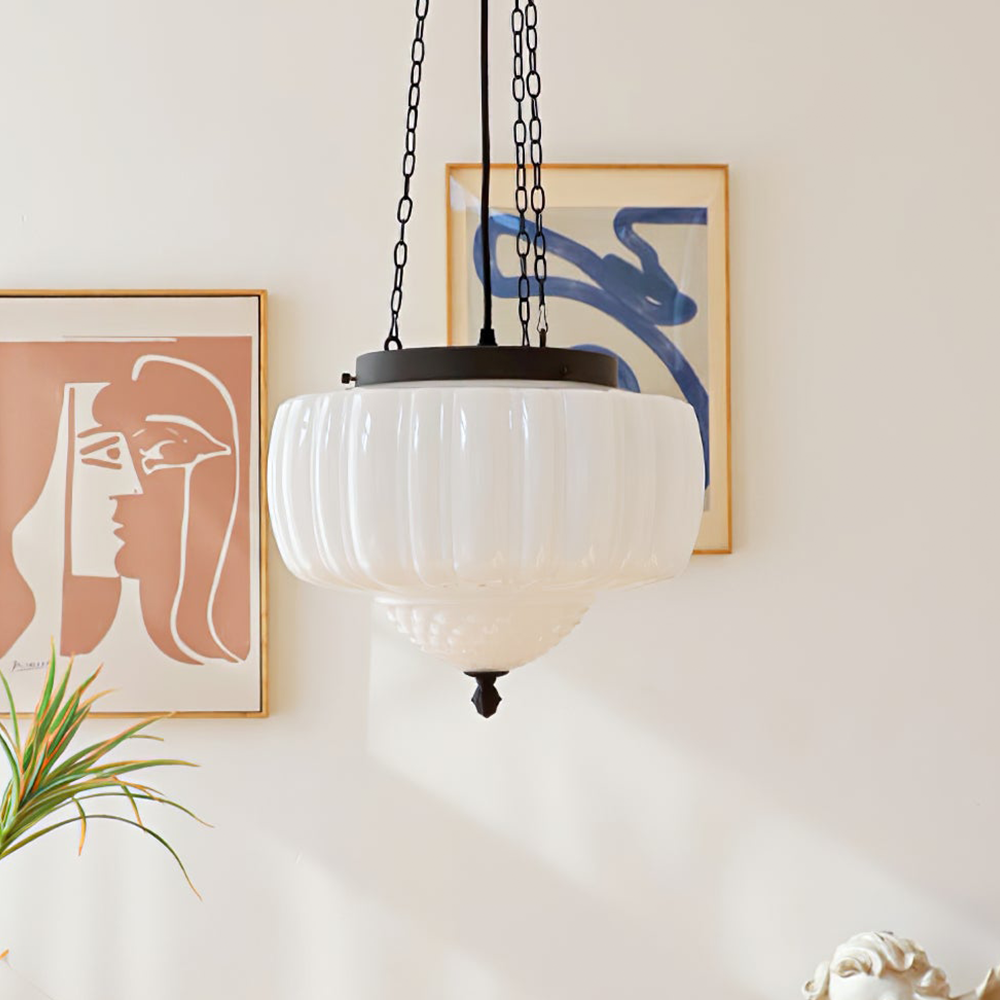 Valentina Moderne Minimaliste Métale Verre Suspension Chambre à Coucher Salle à Manger - Neutralighting