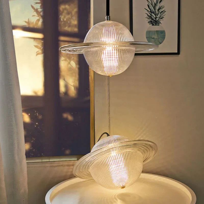 Valentina Moderne Créatif LED Suspension Métal/Verre Chambre À Coucher - Neutralighting