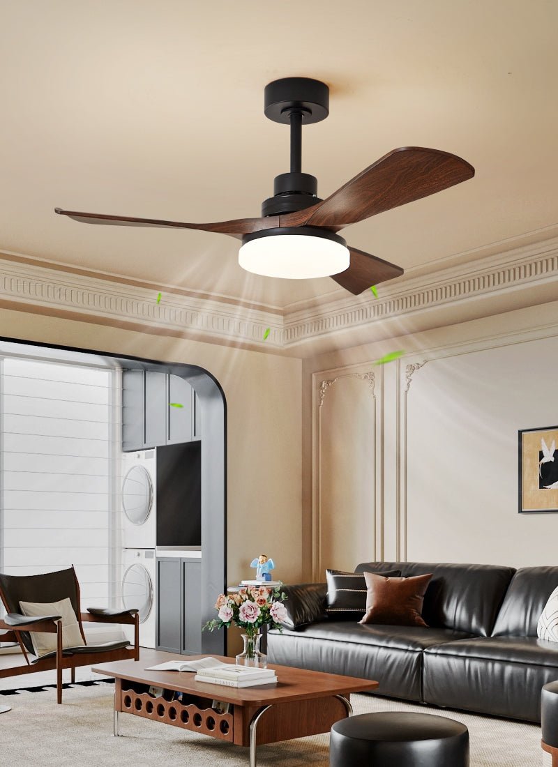 Plafonnier ventilateur moderne Ulvren (Diamètre 107cm)