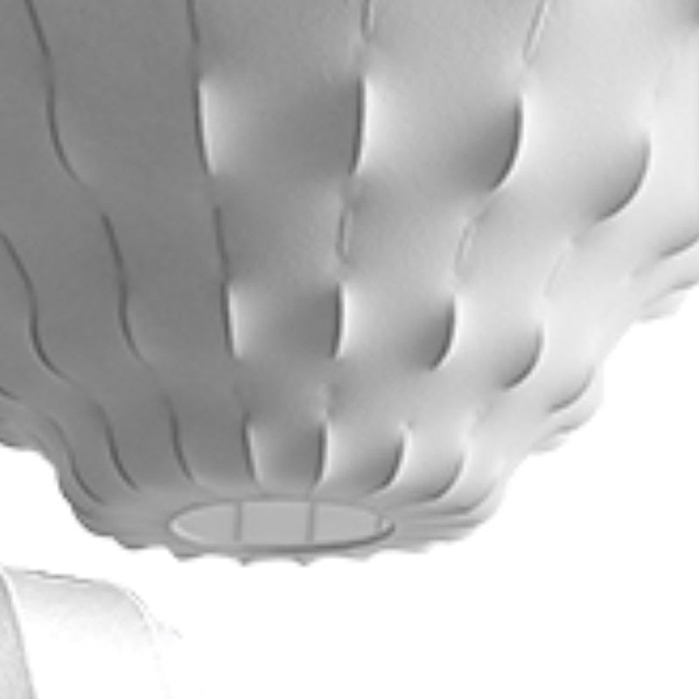 Ritta Design Italien Luminaires Suspensions Moderne Métal Soie Blanc Salle à Manger - Neutralighting