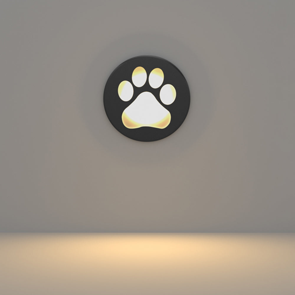 Aria Lampe Extérieure au Sol Patte de chat Moderne, Métal, Gris, Cour - Neutralighting