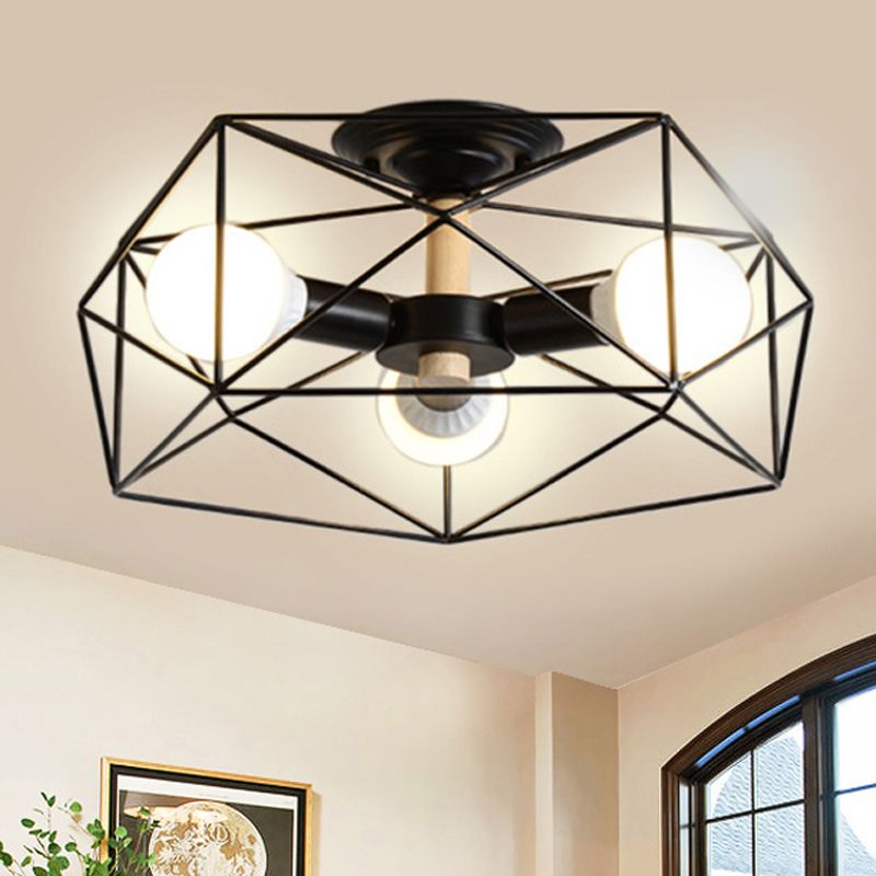 Arisha Moderne LED Plafonnier Doré/Blanc Métal Salon Chambre à coucher - Neutralighting