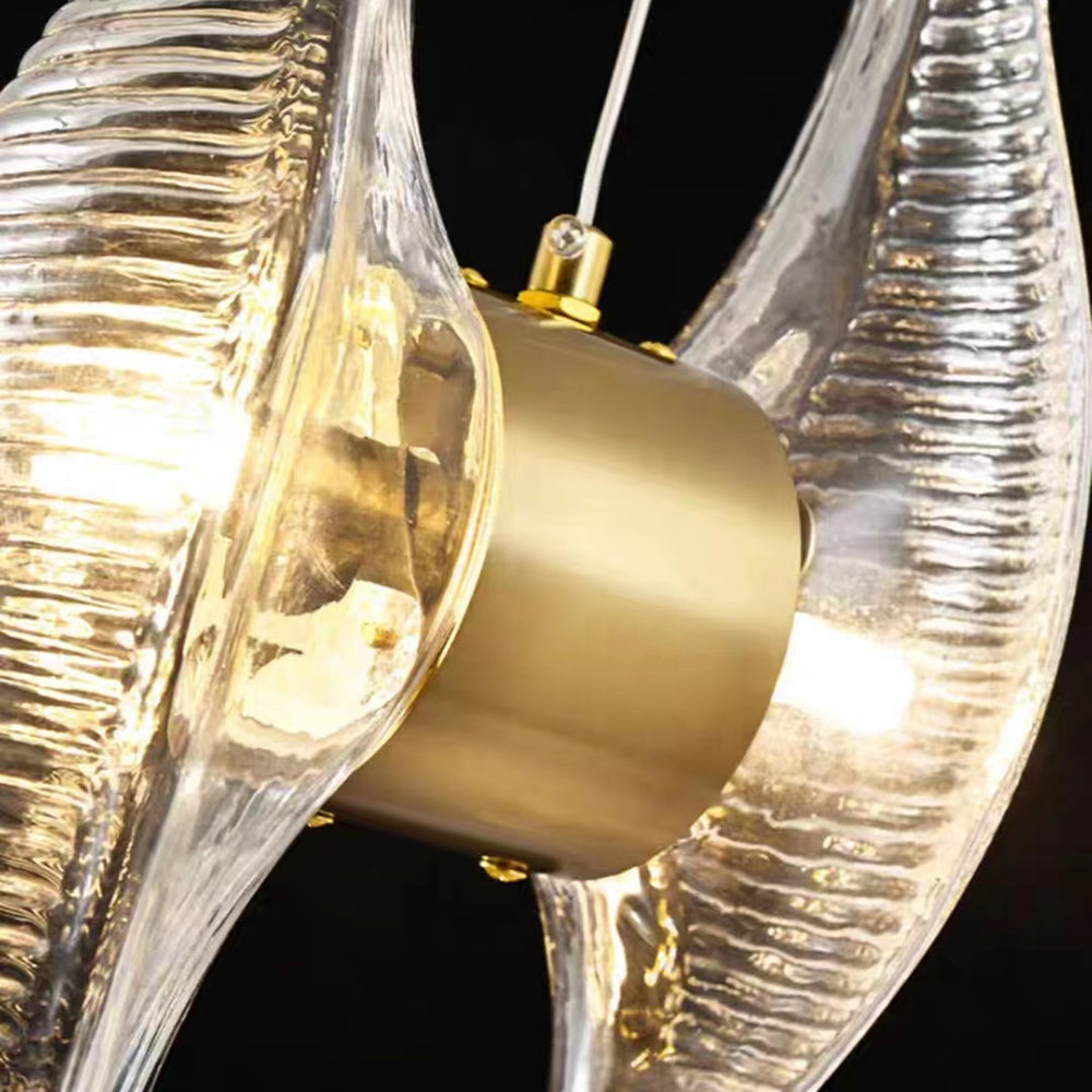 Kristy Suspension Irrégulier Nordique, Verre/Aluminium, Or, Salon - Neutralighting