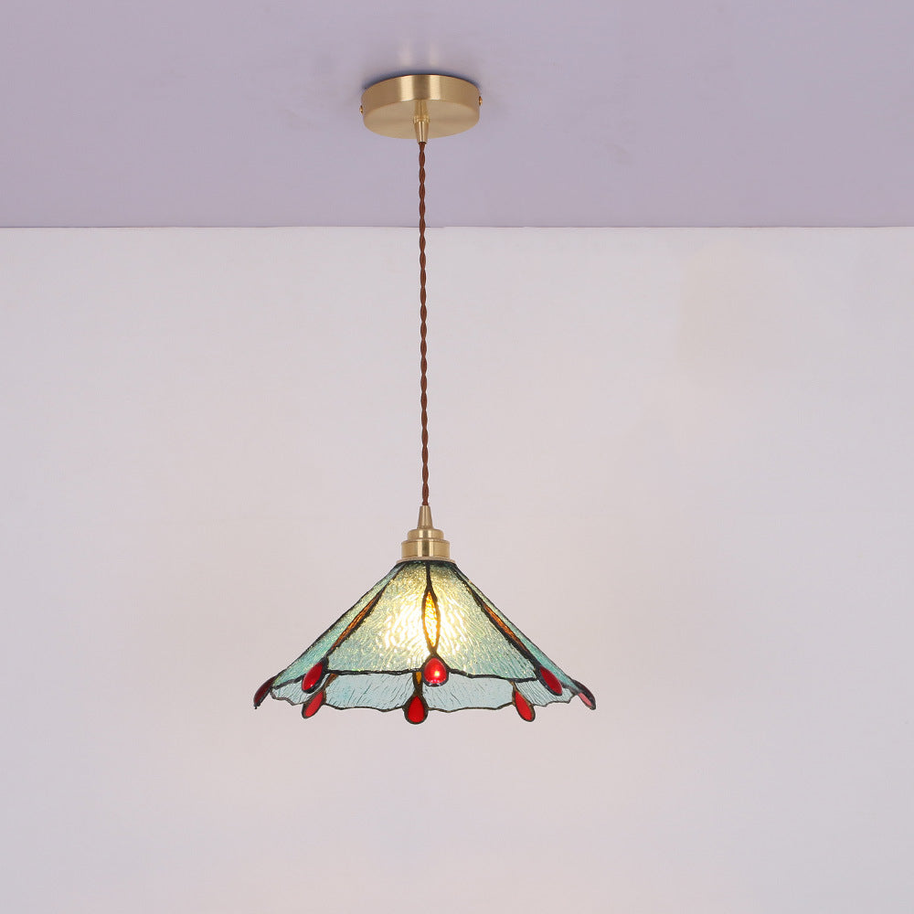 Tiffany Vintage Suspension Métal/Verre Chambre/Salon/Entrée - Neutralighting