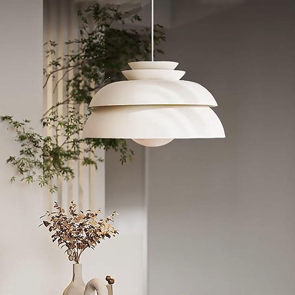 Valentina Luminaires Suspensions Blanc Vintage Métal Salle à Manger/Chambre à Coucher - Neutralighting