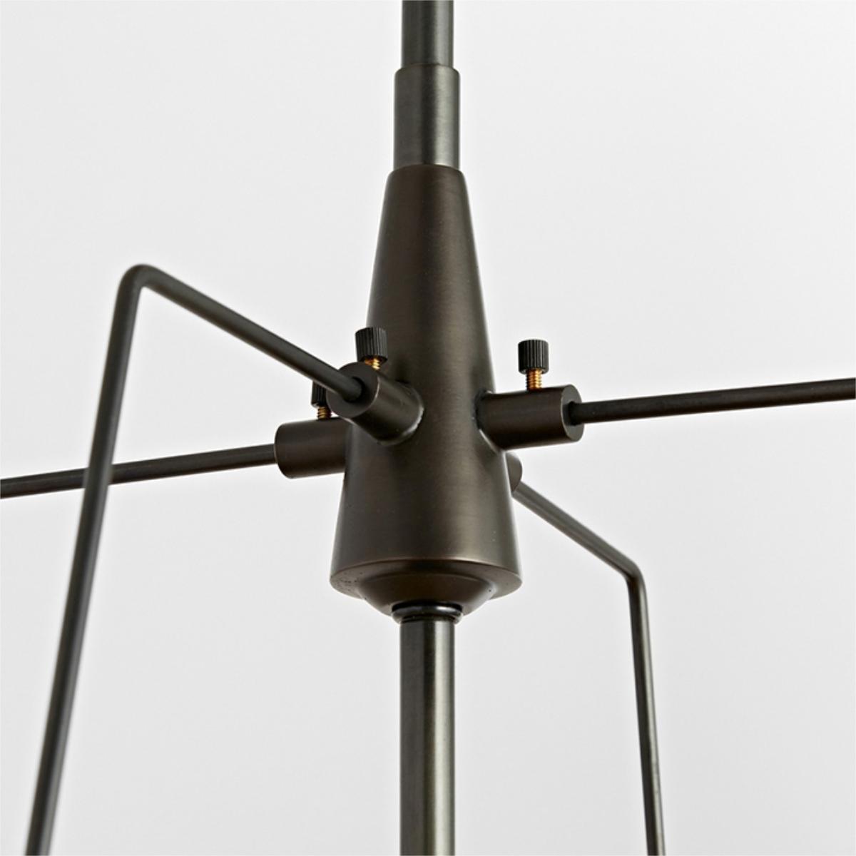 Ritta Moderne Conique Métal Tissu Suspension Salle à Manger - Neutralighting