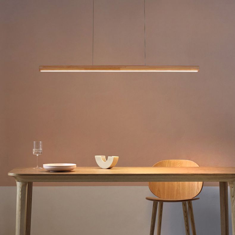 Xylo Suspension Linéaire Design en Bois - Neutralighting
