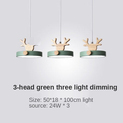 Valentina Suspension Rond Mignon Moderne Métal/Bois Vert/Noir Salle à manger - Neutralighting