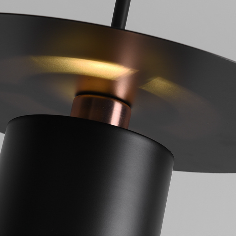 Valentina Industrie LED Suspension Métal Chambre à coucher/salle à manger - Neutralighting