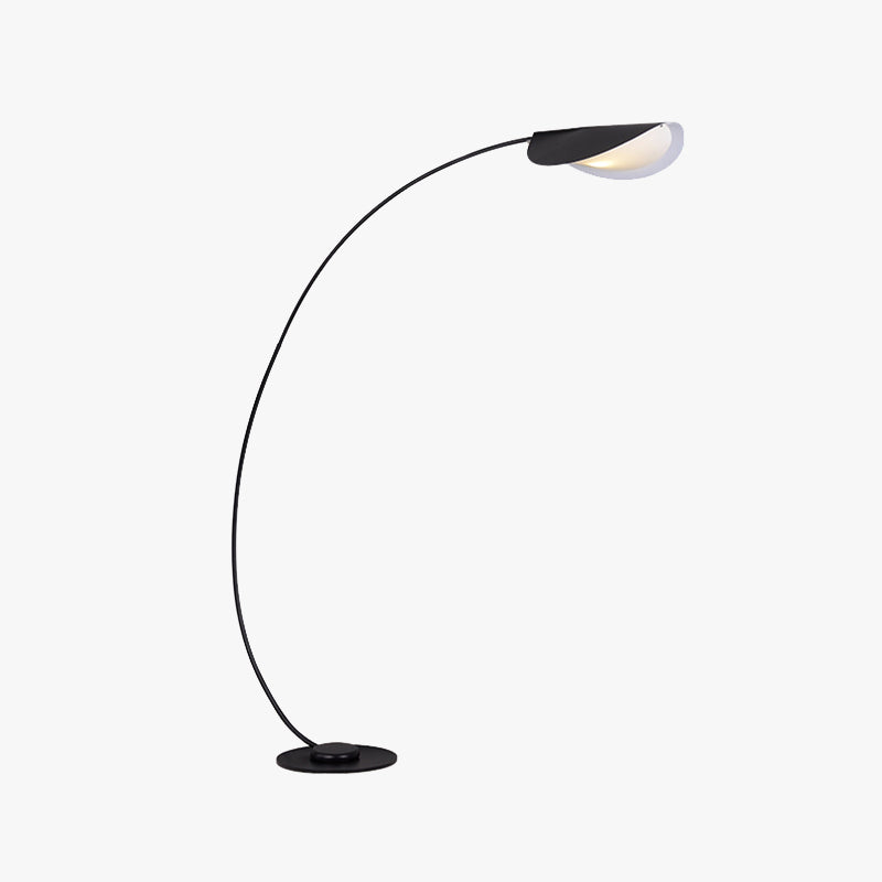 Ray Lampadaire Arche Moderne, Métal, Noir, Salon/Salle d'Etude - Neutralighting
