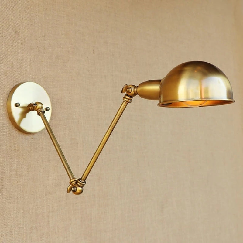 Epoch Applique Murale Demi-sphère Pliable, Laiton, Salon - Neutralighting
