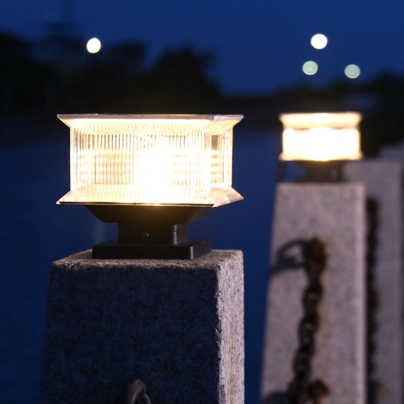 Ray Lampe de Poteau Solaire, L 18 CM