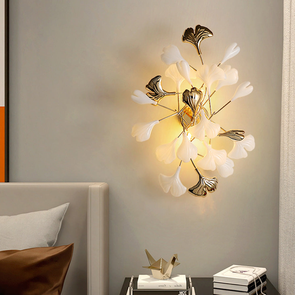 Xava Applique Murale Fleur Moderne. Céramique/Métal - Neutralighting