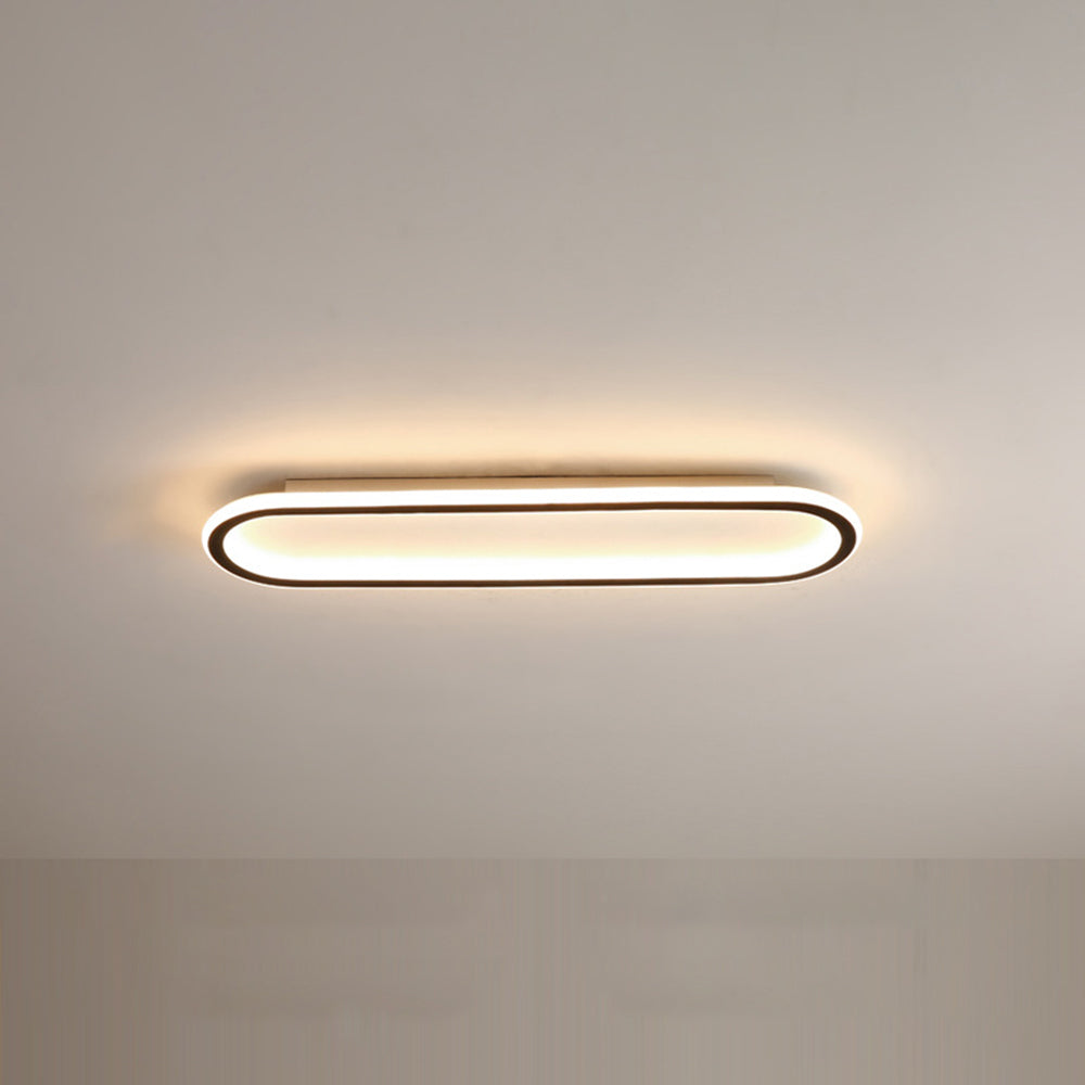Sana Plafonnier Ovale Minimaliste Noir/Or/Doré Rosé - Neutralighting