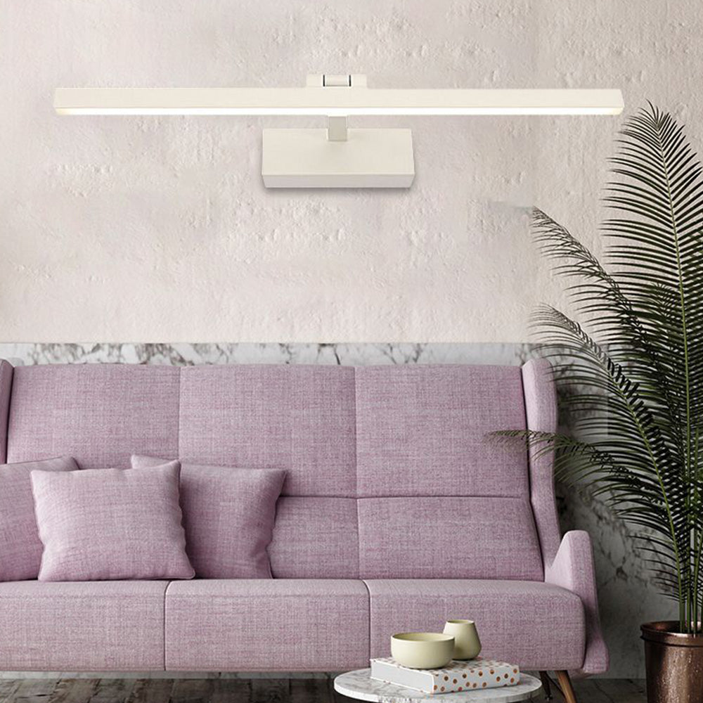 Arisha Longue Intérieur LED Applique Murale Linéaire Noir/Blanc Moderne Métal Salle de Bain - Neutralighting