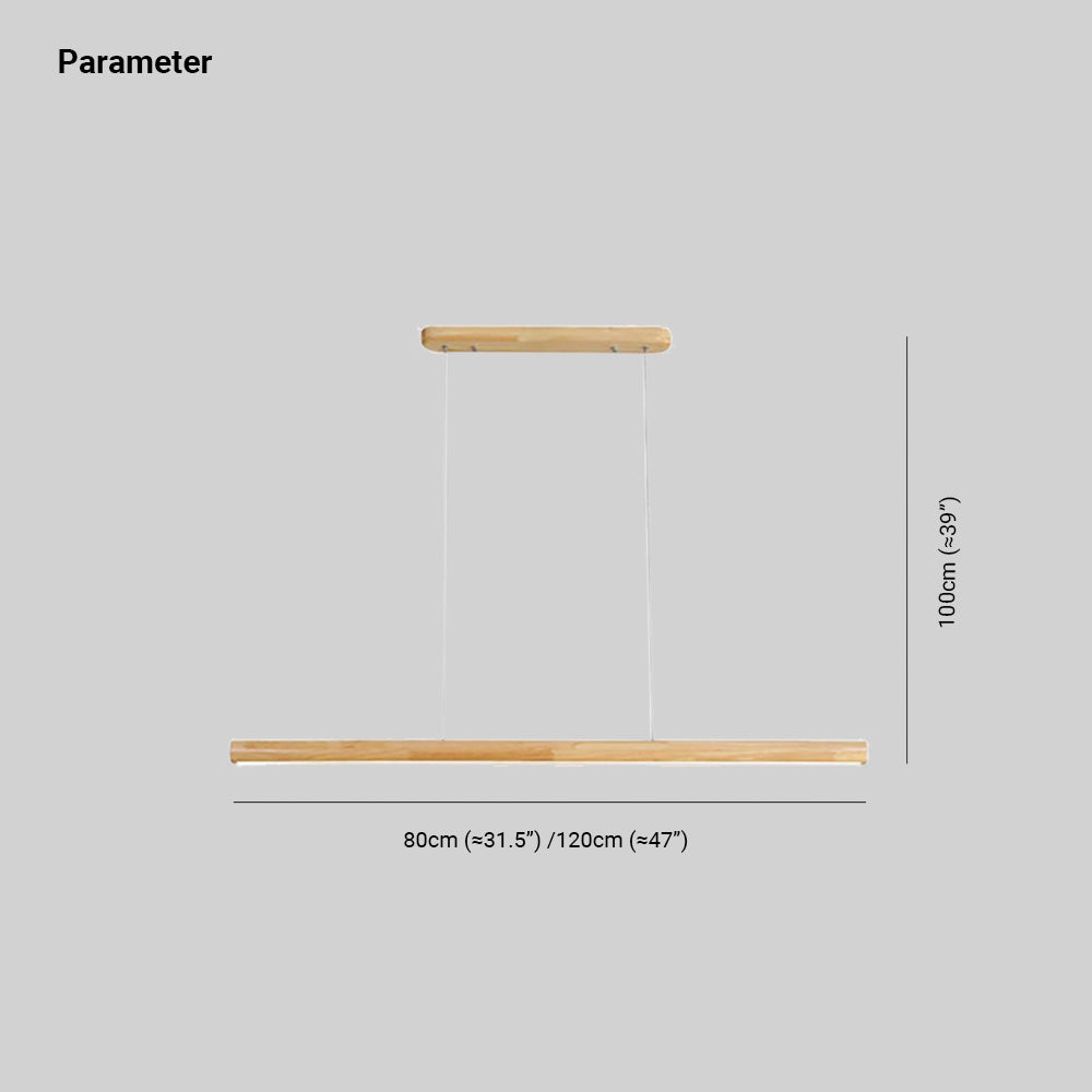 Xylo Suspension Linéaire Design en Bois - Neutralighting