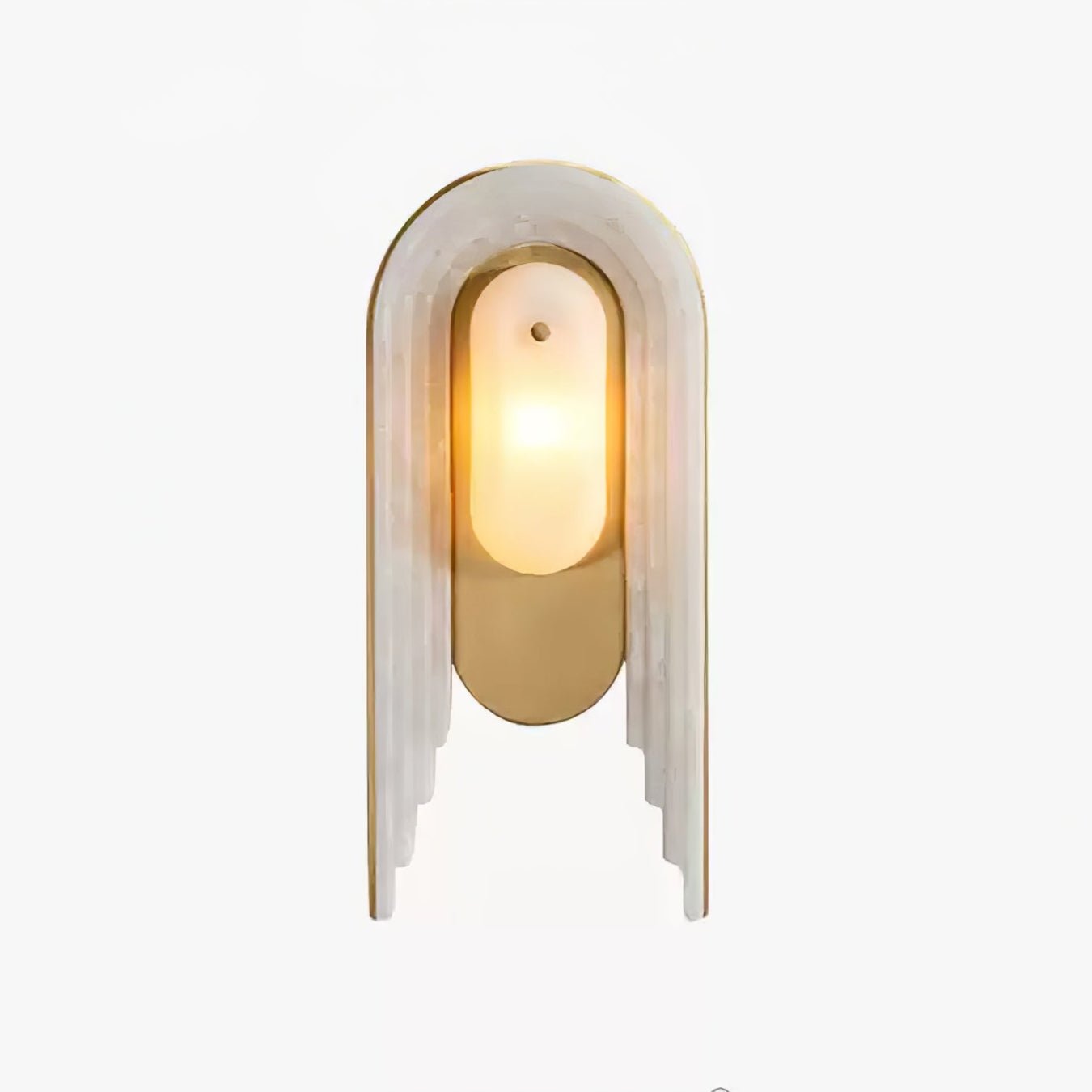 Sytalion Applique Murale Élégante en Albâtre en Arc - Neutralighting