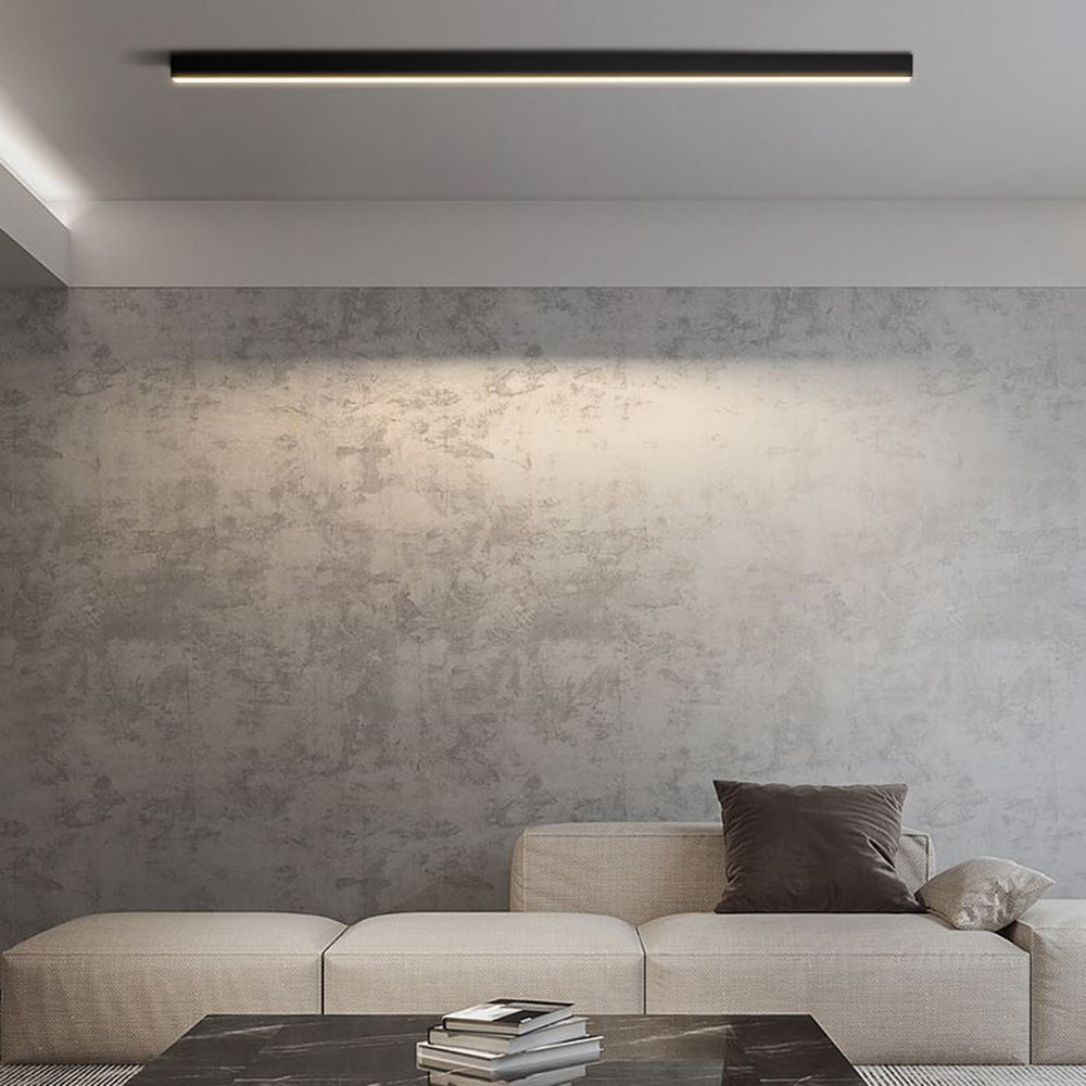 Solin Plafonnier Linéaire Moderne Noir Salon - Neutralighting