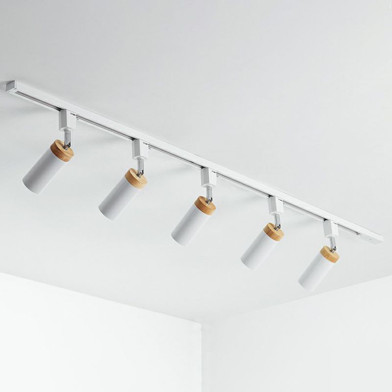 Aim Moderne LED Plafonnier Noir/Blanc Métal Salon Chambre à coucher