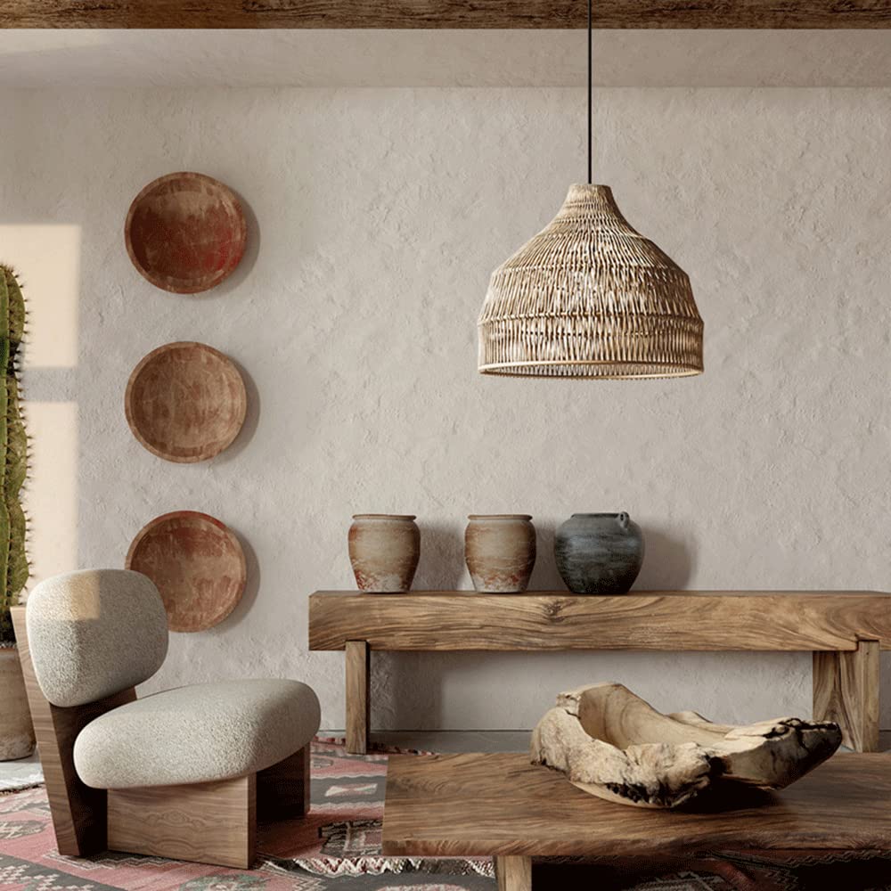 Ritta Suspension Luminaire Style Ancien Rotin Chambre à Coucher - Neutralighting