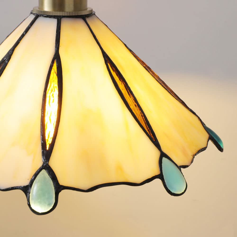 Tiffany Vintage Suspension Métal/Verre Chambre/Salon/Entrée - Neutralighting