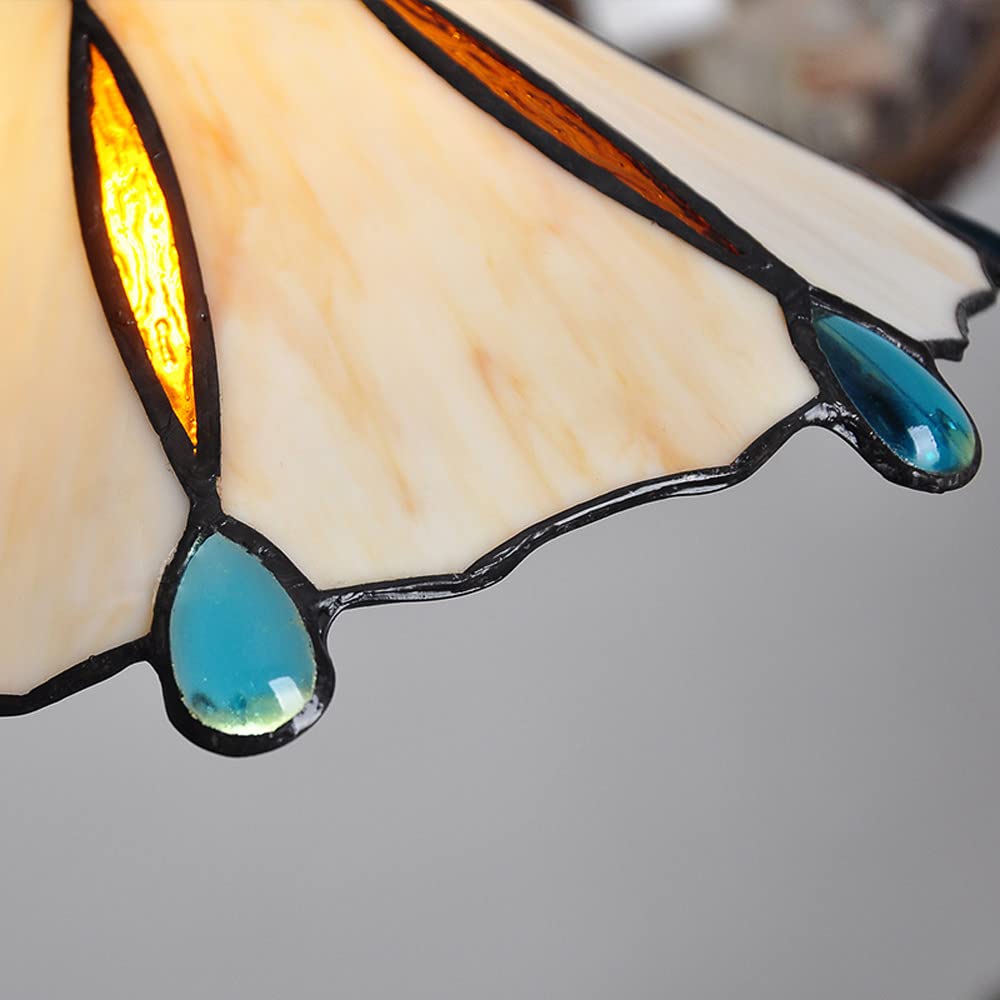Tiffany Vintage Suspension Métal/Verre Chambre/Salon/Entrée - Neutralighting