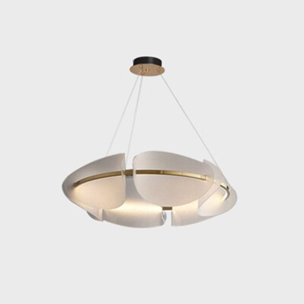 Arisha Suspension Ronde Moderne, Métal/Acrylique, Couleur Variable, Salon/Chambre à Coucher - Neutralighting