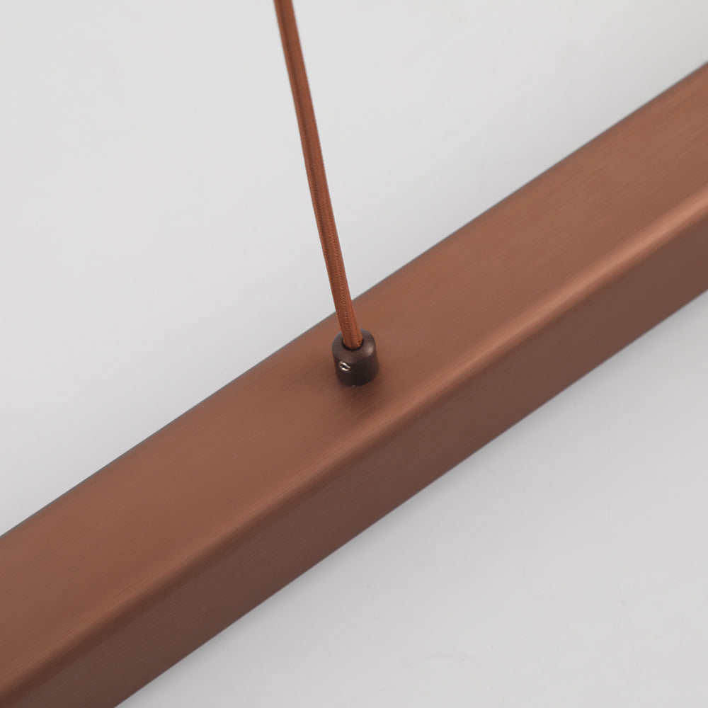 Thala Suspension Linéaire Moderne Noir/Marron Salon - Neutralighting